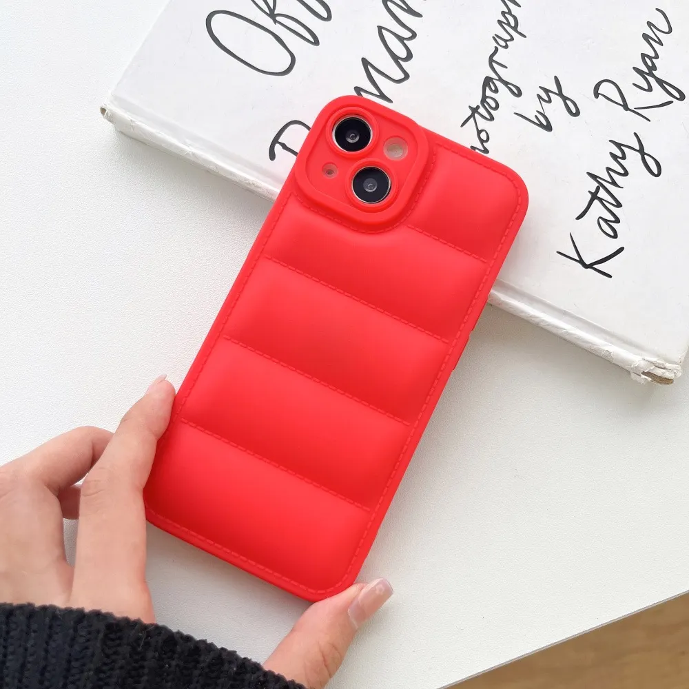 APPLE iPhone 13 Red Puffer Case