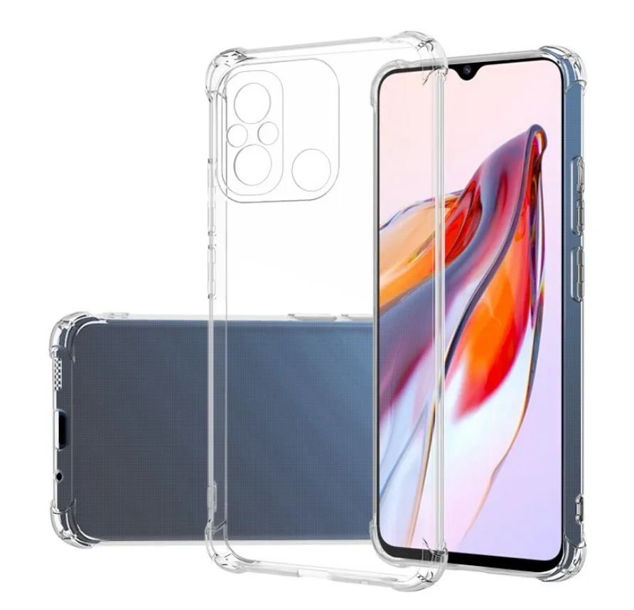 REDMI 12C Shockproof Transparent Back Cover