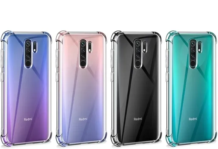 Redmi 9 Clear TPU Shockproof Case