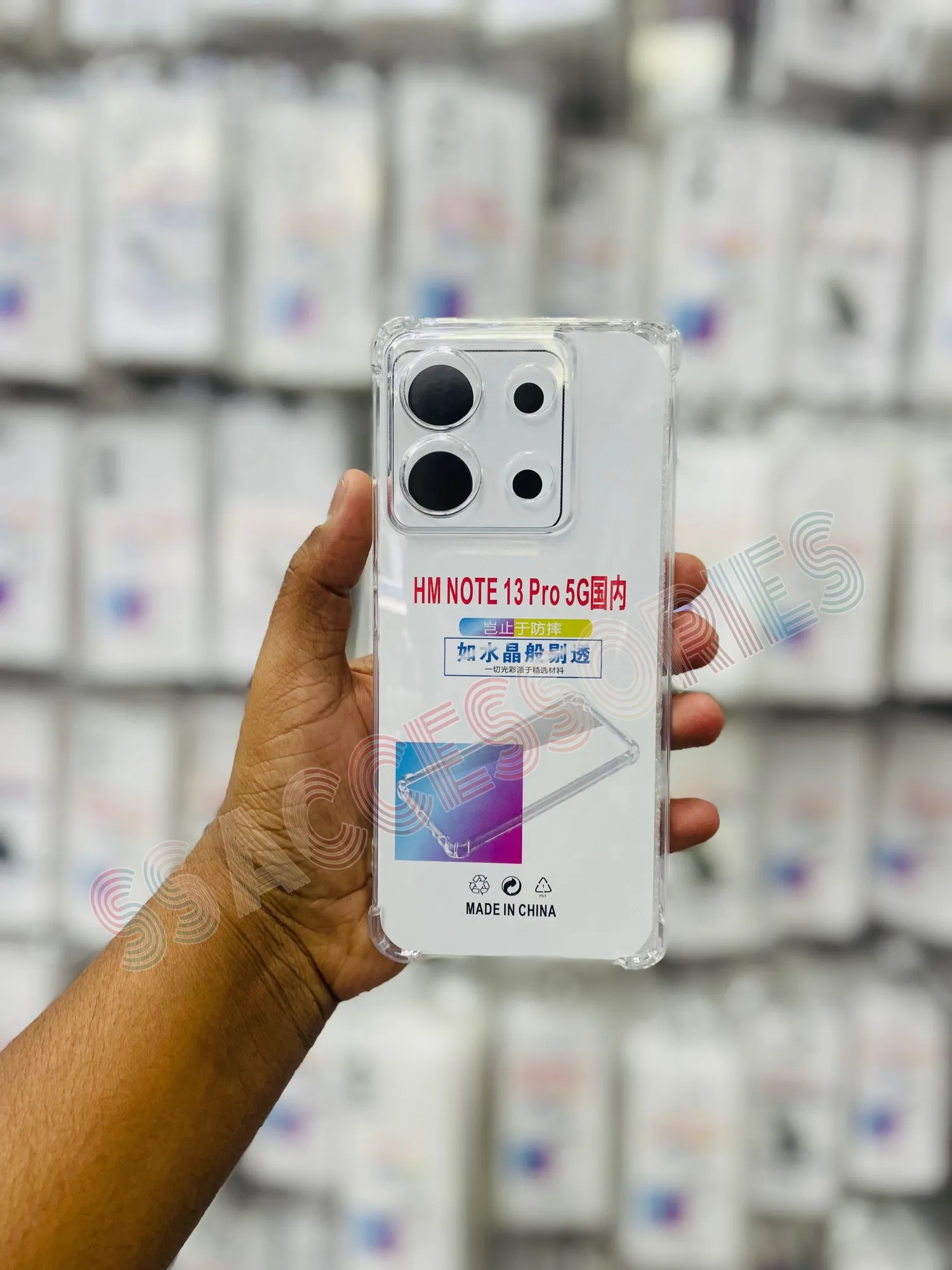 Redmi Note 13 Pro 5G Shockproof Clear Cover