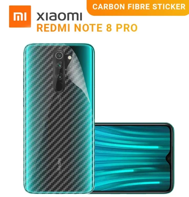 Redmi Note 8 Pro / 8A Carbon Fibre Back Sticker
