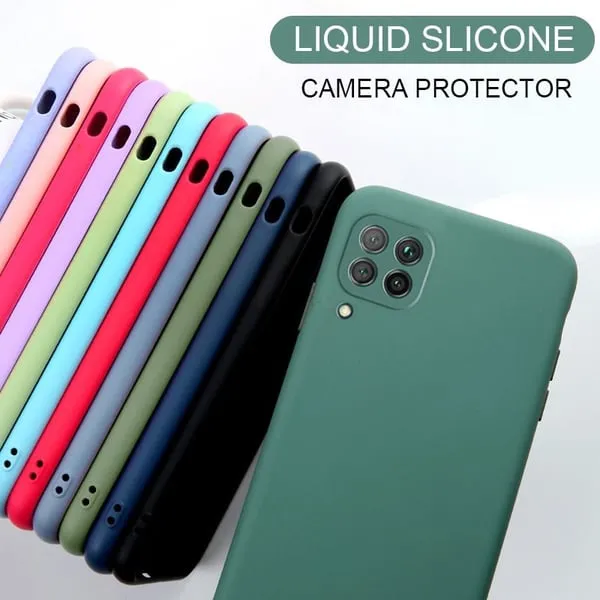 Samsung Galaxy A12/M12 Green Soft Matte Liquid Silicone Case