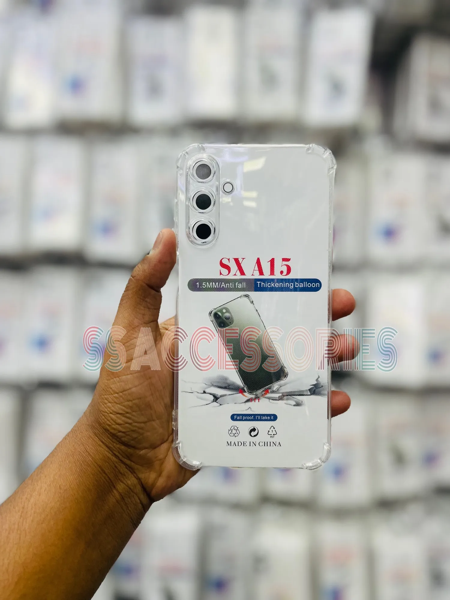 Samsung Galaxy A15 Shockproof Transparent Cover