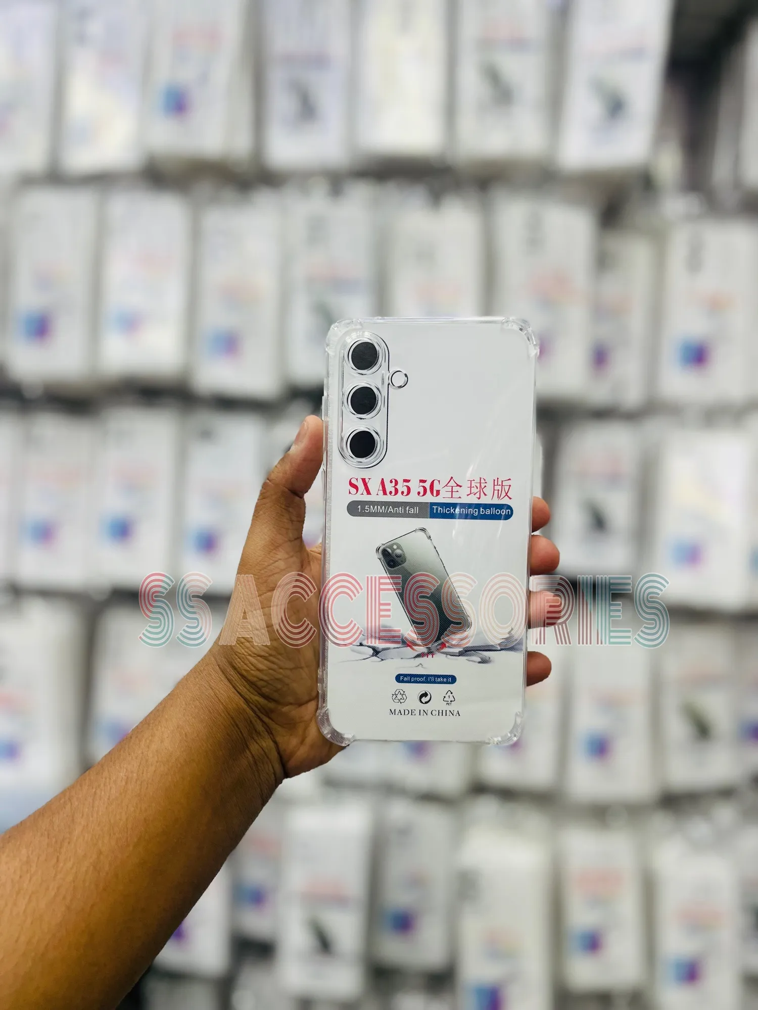 SAMSUNG GALAXY A35 5G Shockproof Clear Back Cover