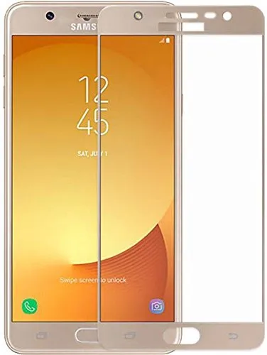 Samsung Galaxy J7 Max Gold Tempered Glass Screen Protector