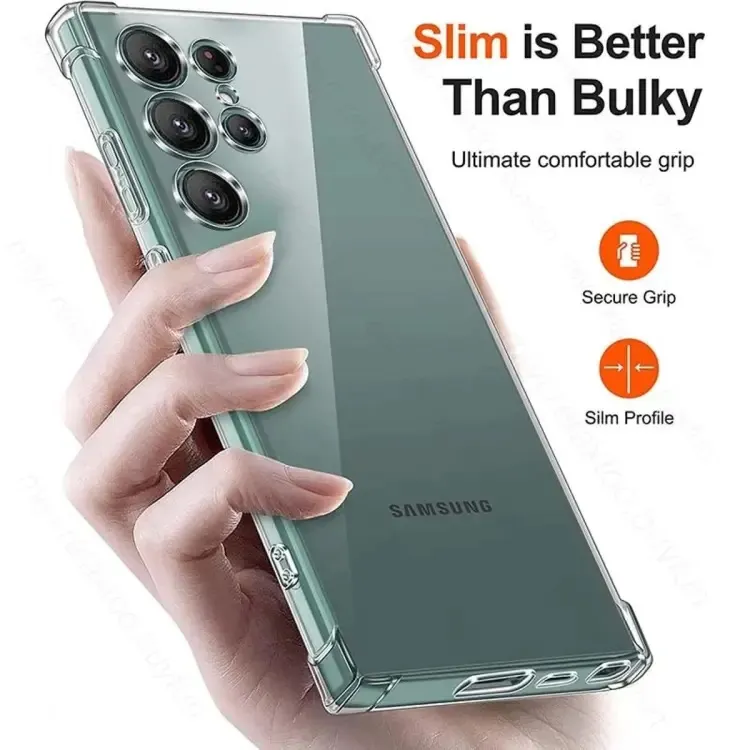 Samsung Galaxy S23 Ultra Shockproof Transparent Case