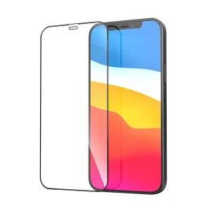 iPhone 12/12 Pro 9H Full Glue Tempered Glass Black