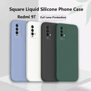 REDMI 9T Soft Matte Liquid Silicone Case - Black