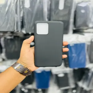 UMIDIGI C2 Soft Matte Rubber Back Cover - Black