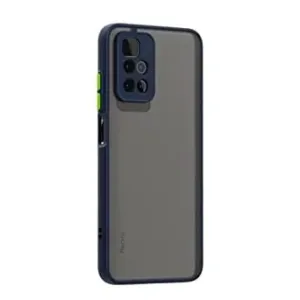 Redmi 10 Shockproof Camera Guard Jingle Back Cover Blue