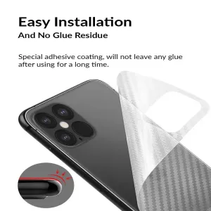 Honor x6 Clear Carbon Fibre Back Sticker