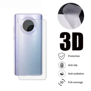 Huawei Nova 8i Carbon Fibre Back Sticker Clear