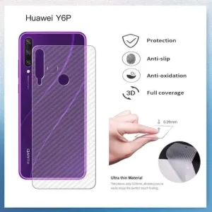 Huawei Y6p Carbon Fibre Back Sticker