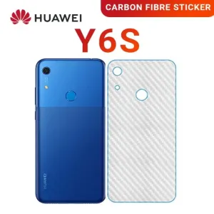 Huawei Y6s Clear Carbon Fibre Back Sticker