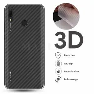 Huawei Y9 2019 Carbon Fibre Clear Back Sticker