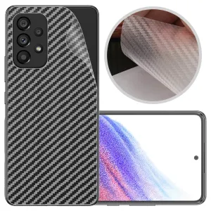 Samsung Galaxy A33 Clear Carbon Fibre Back Sticker