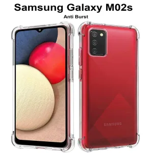 Samsung Galaxy M02s Shockproof Transparent Back Cover