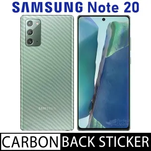Samsung Galaxy Note 20 Clear Carbon Fibre Back Sticker