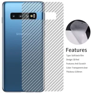 Samsung Galaxy S10 Plus Carbon Fibre Back Sticker