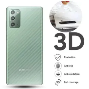 Samsung Galaxy S20 FE Clear Carbon Fibre Back Sticker