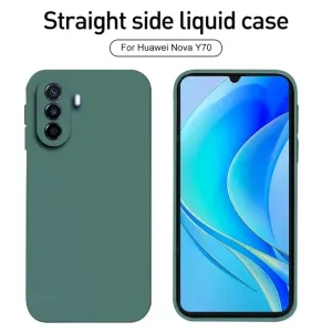 Huawei Nova Y70 Soft Matte Liquid Silicone Case