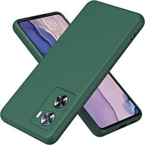 OPPO A57 (NEW) Soft Matte Liquid Silicone Case (Green)