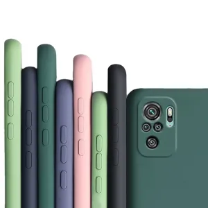 Redmi Note 10/10s Soft Matte Liquid Silicone Case Green