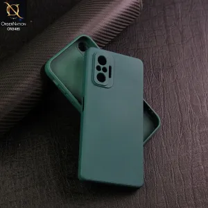 Redmi Note 10 Pro Soft Matte Liquid Silicone Case Green