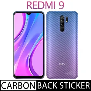 Redmi 9/9a/9c/Note 9/Note 9 Pro Carbon Fibre Back Sticker