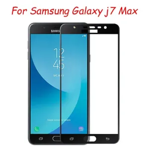 Samsung Galaxy J7 Max Black Tempered Glass Screen Protector