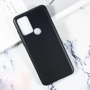 TCL 306 Soft Matte Rubber Back Cover Black