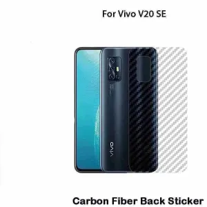 VIVO V20 SE V20/V21/V21e Carbon Fibre Back Sticker