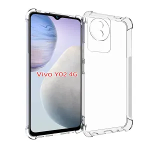 VIVO Y02 / Y02T Shockproof Transparent Back Cover