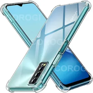 VIVO Y20/Y12S Shockproof Transparent Back Cover