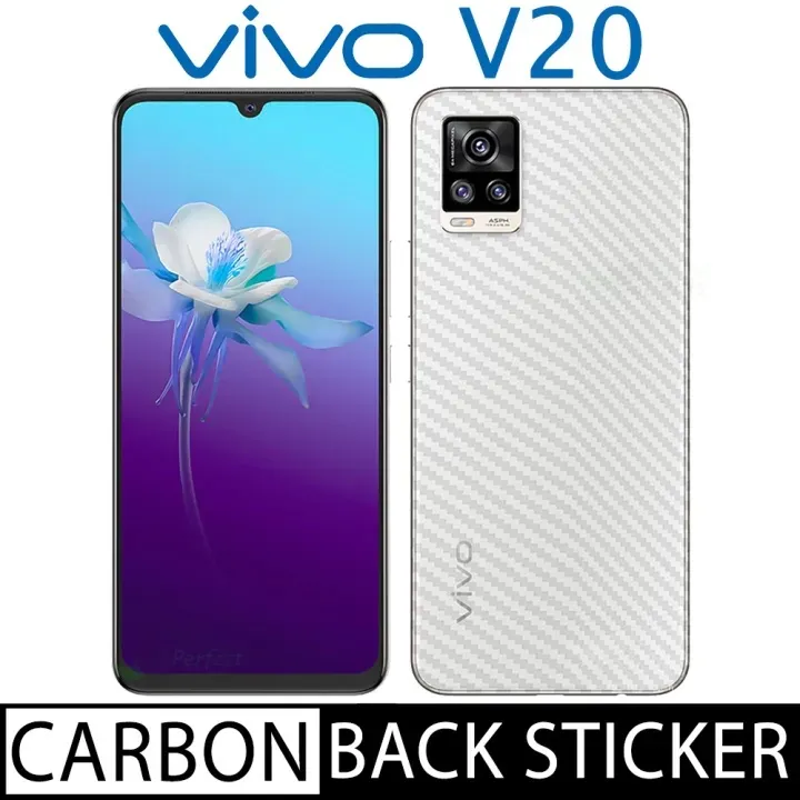 VIVO V20/V20SE/V21/V21E Carbon Fibre Back Sticker