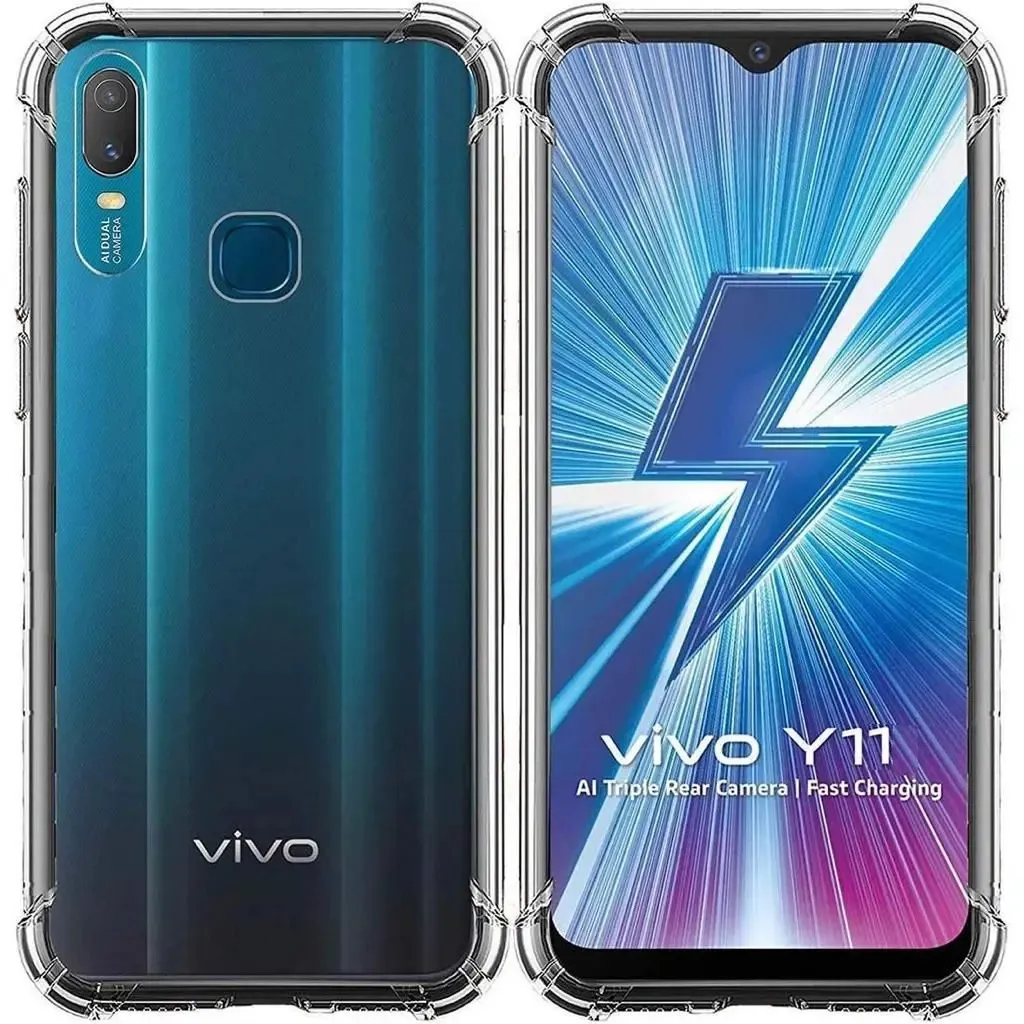 VIVO Y11 Shockproof Transparent Back Cover