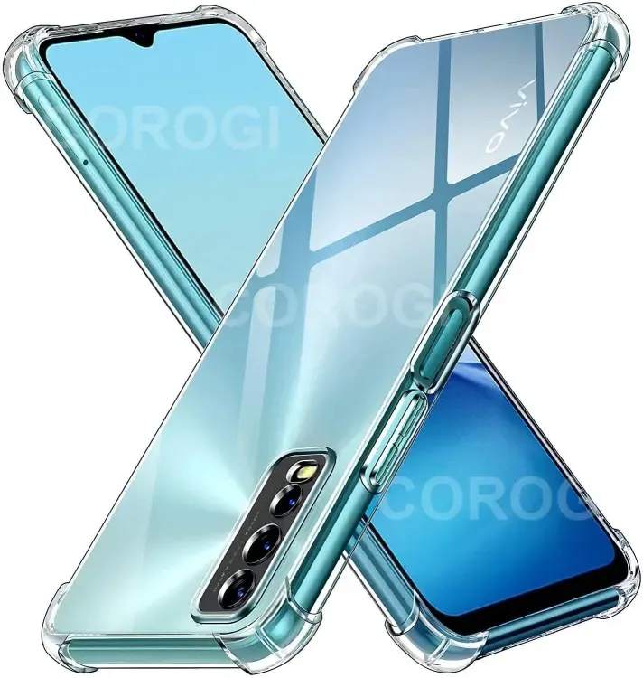 VIVO Y20/Y12S Shockproof Transparent Back Cover