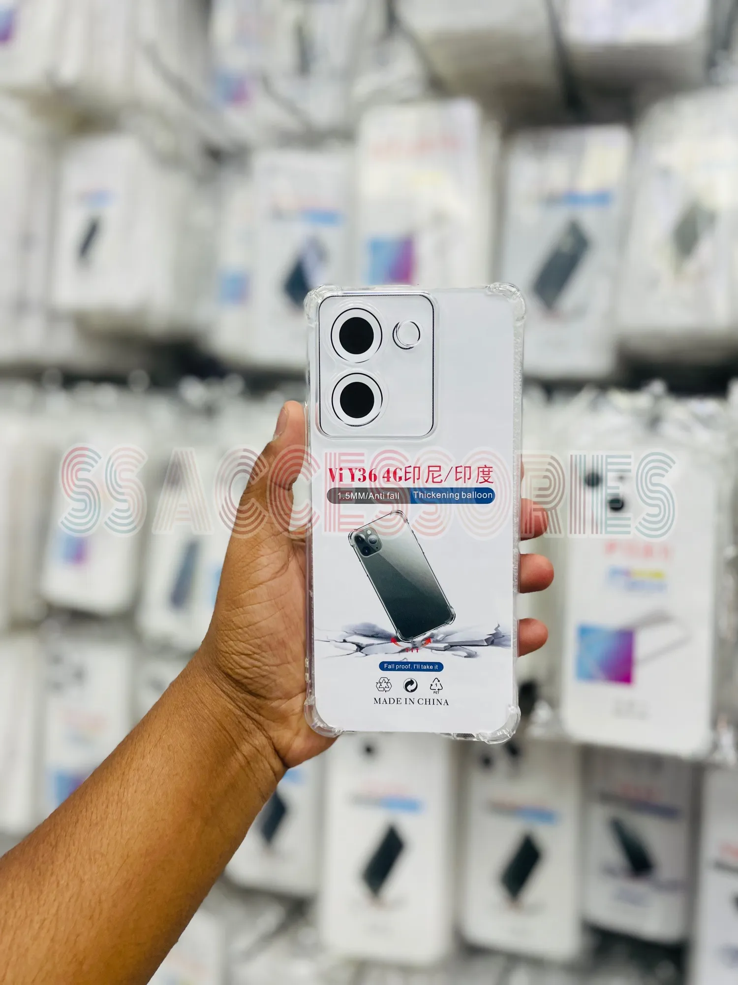 VIVO Y36 4G Shockproof Transparent Back Cover