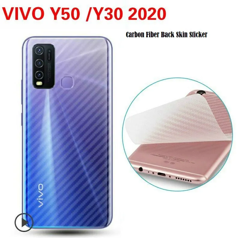 VIVO Y50/Y51/Y53s/Y30 Carbon Fibre Back Sticker