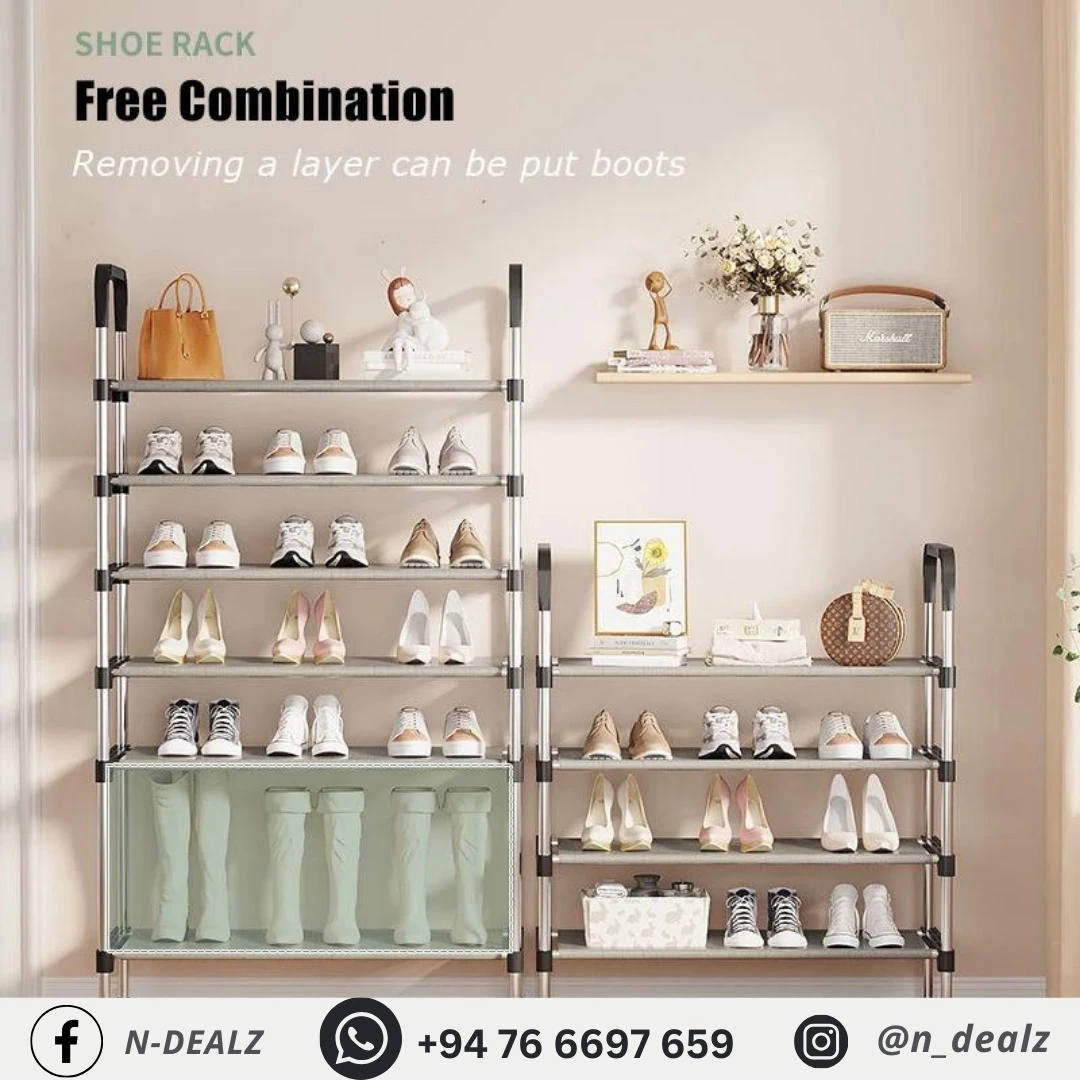 Generic Shoe Rack 7 Layer Solid Steel - image 1