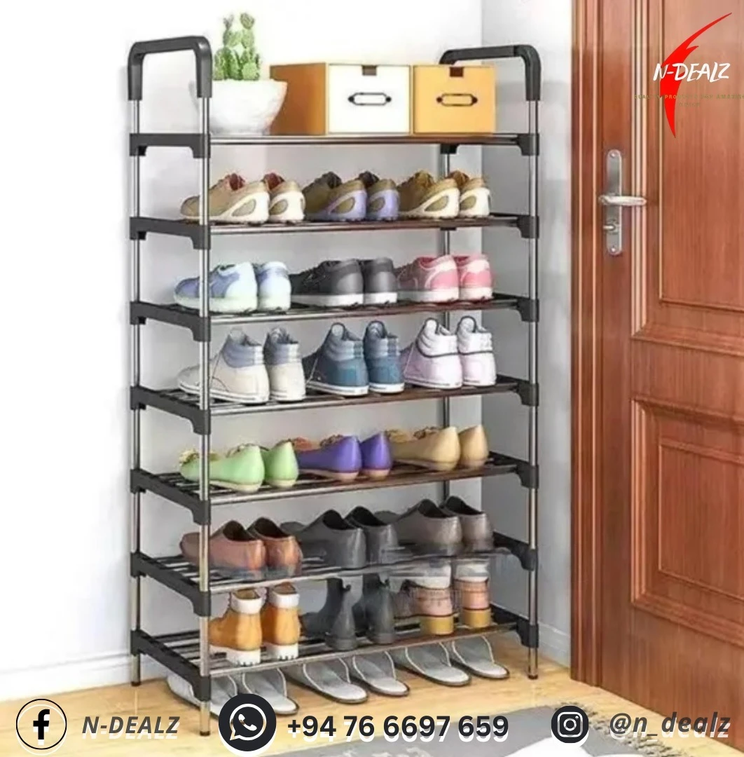 Generic Shoe Rack 7 Layer Solid Steel - image 2