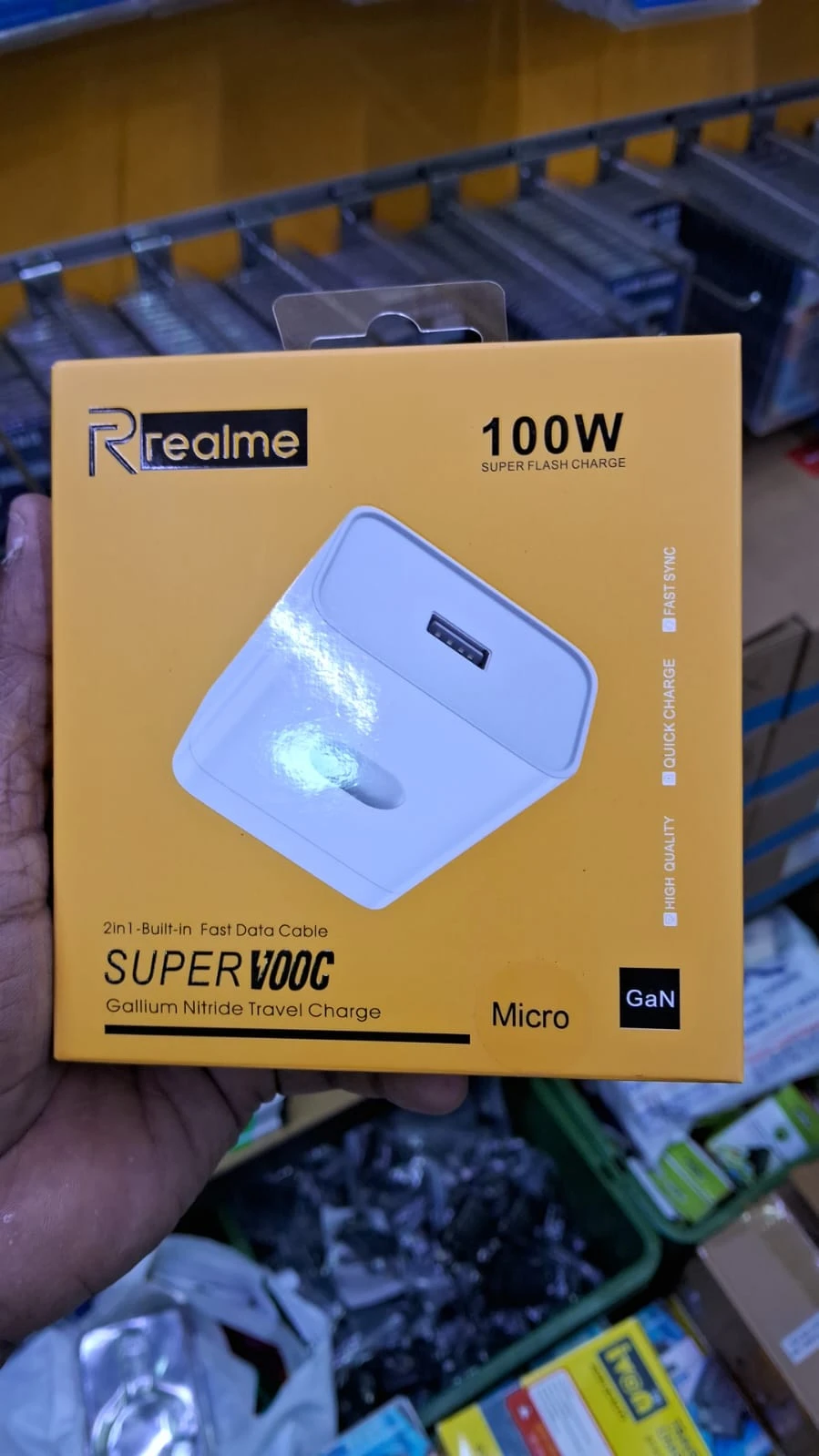 100W Realme Super Fast Micro USB Charger