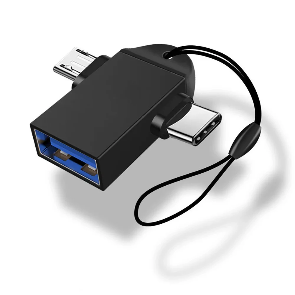 Generic 2 in 1 OTG Adapter USB 3.0 Micro Type-C Converter - image 5