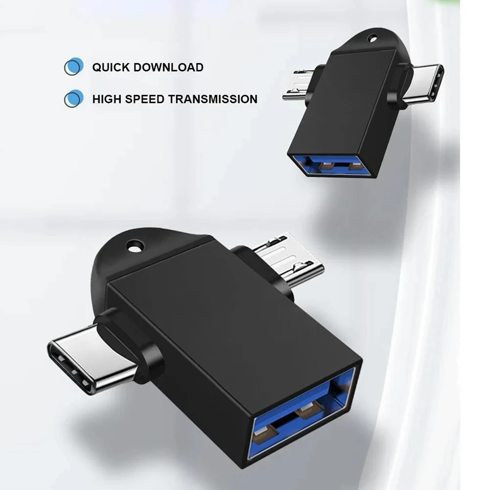 Generic 2 in 1 OTG Adapter USB 3.0 Micro Type-C Converter - image 3