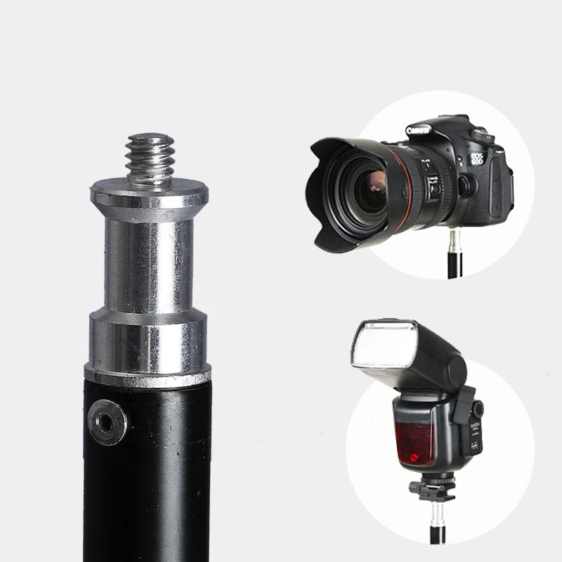 Generic 2M Tripod Adjustable Aluminum Ring Light Stand - image 4