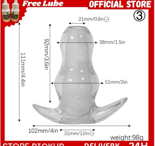 Generic Anal Plug Vagina Anus Dilator (Size 3)