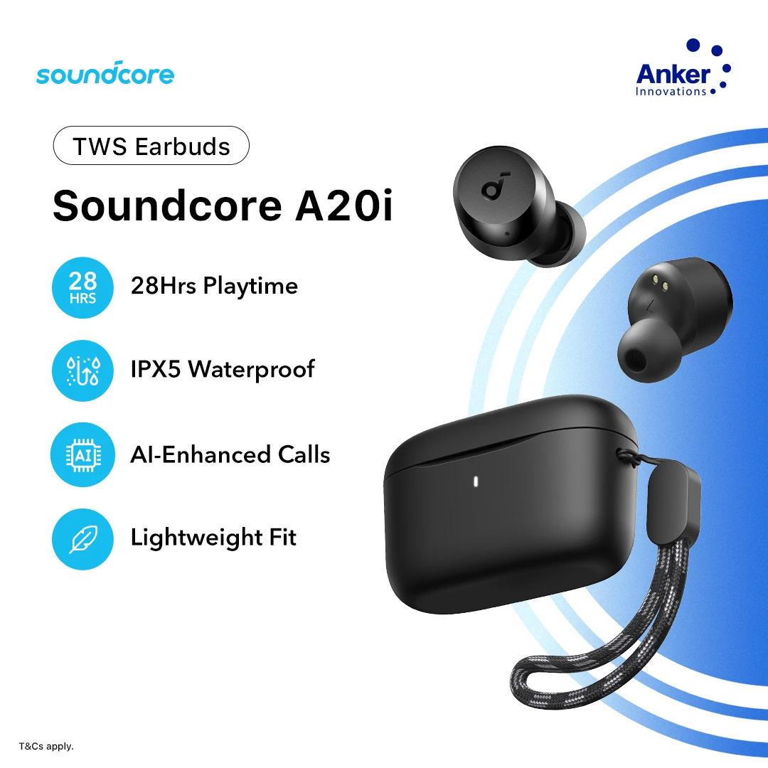 Anker SoundCore A20i Earbuds 28H Playtime BassUp - image 3
