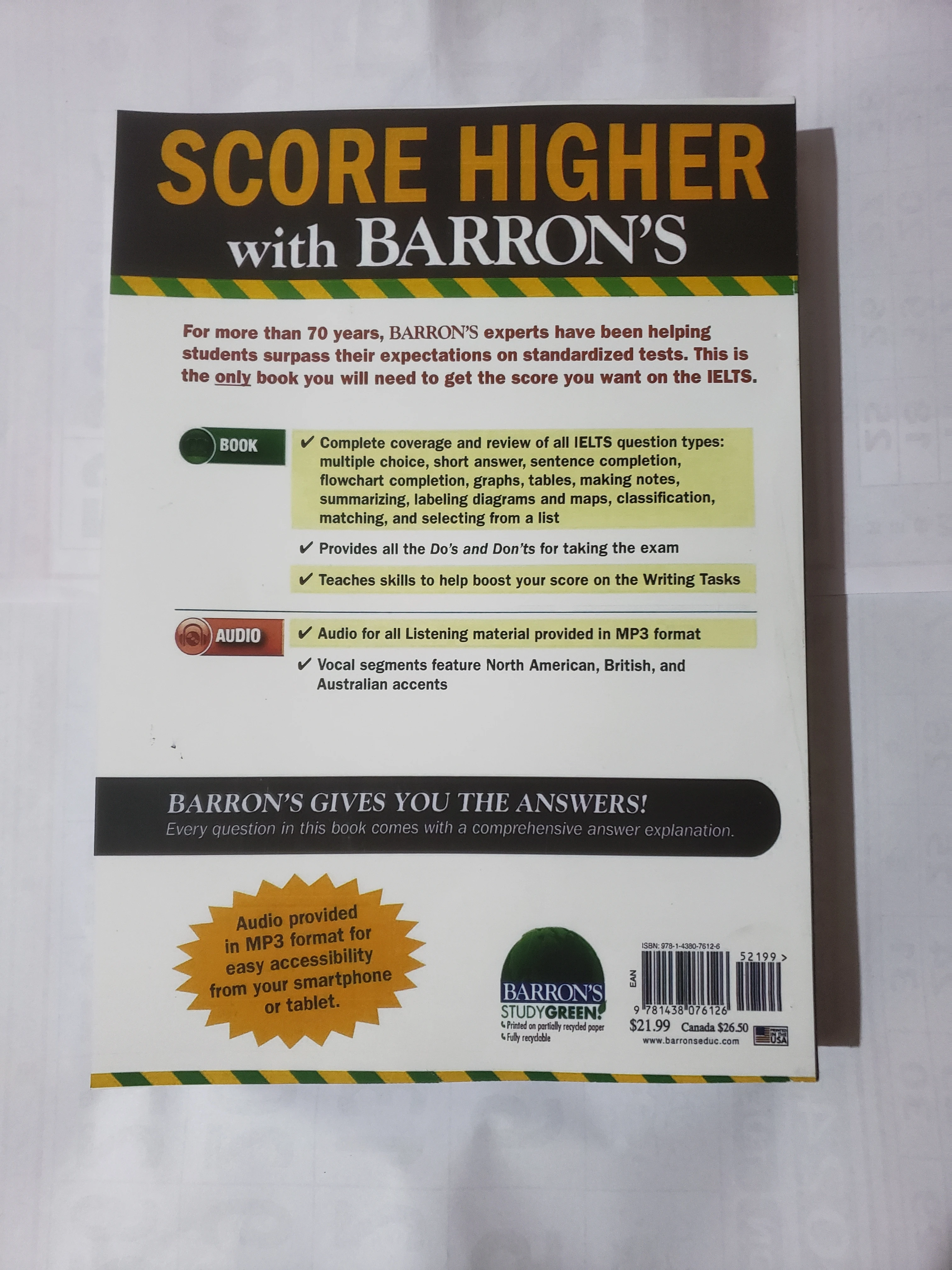BARRON'S International English Language Testing System - image 7
