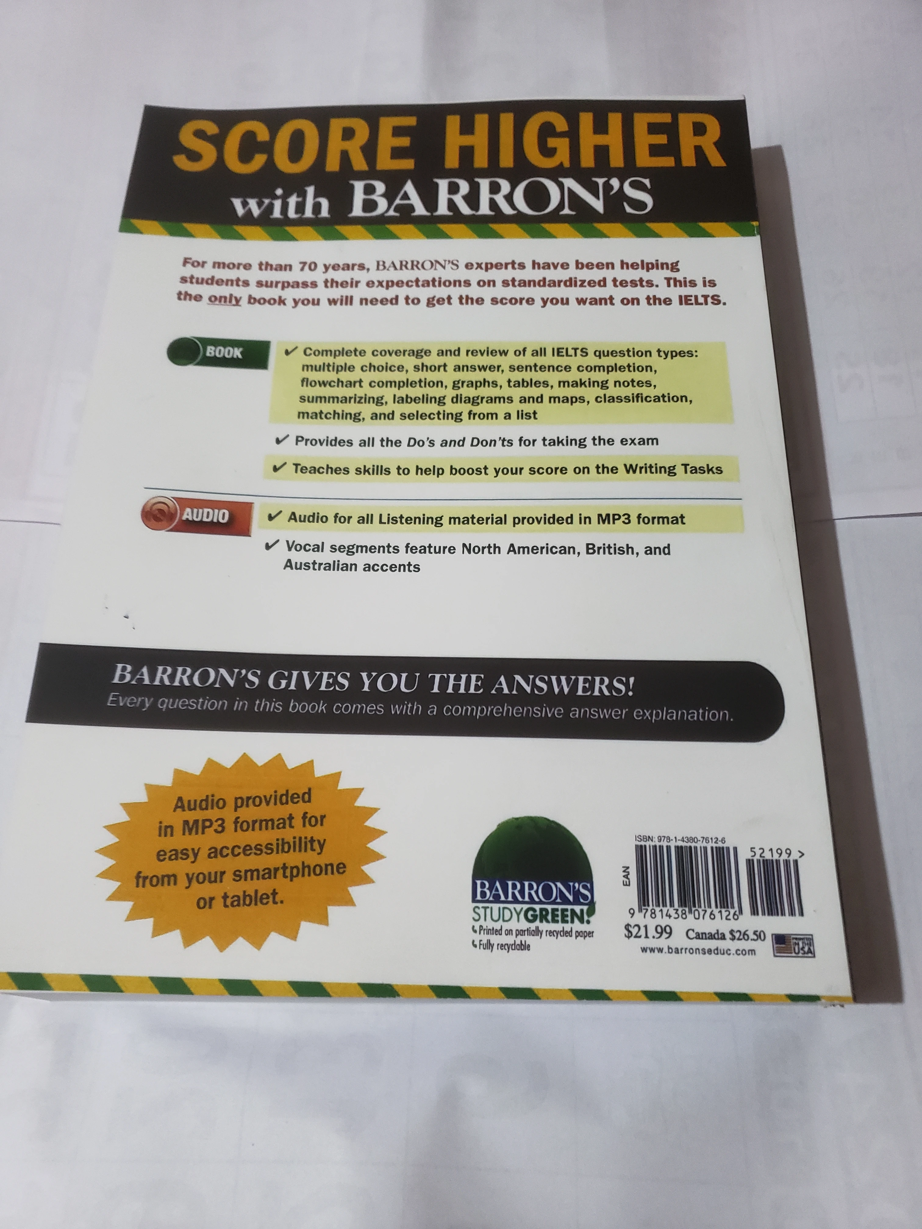 BARRON'S International English Language Testing System - image 8