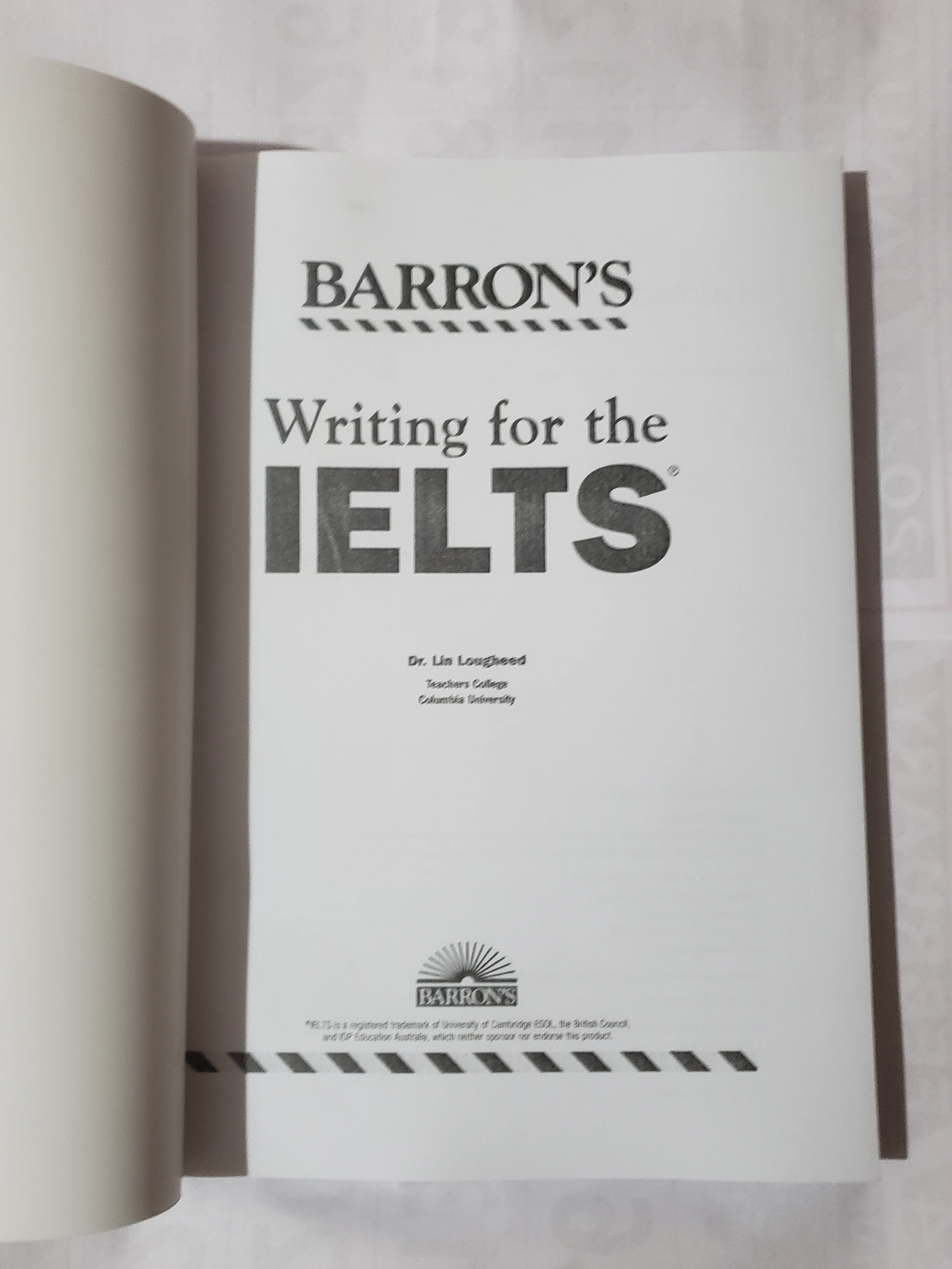 BARRON'S Writing for IELTS Guide - image 3